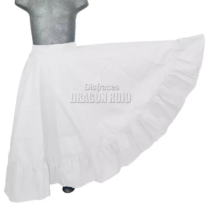 Falda de Danza Blanca para niña y Adulto