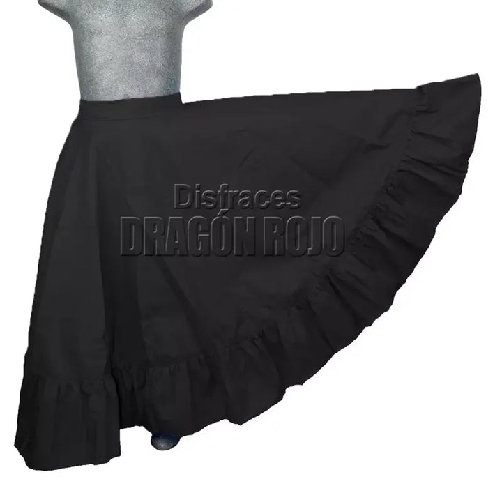 Falda de Danza Negra para niña y Adulto